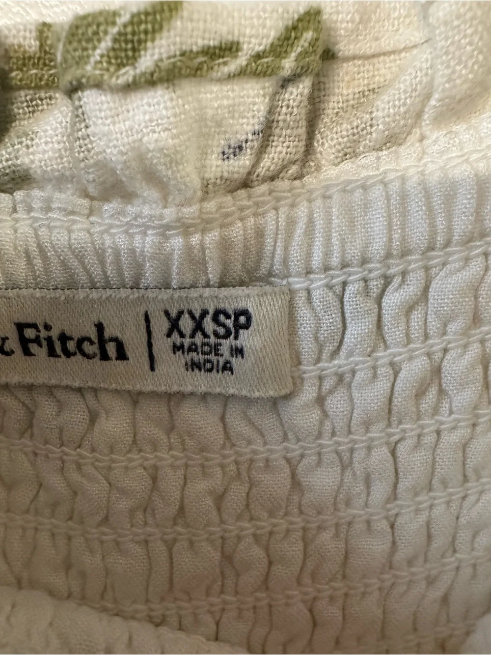 Abercrombie & Fitch Cream Off-Shoulder Midi Dress .size XXSP